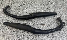 48h-14710-00-00 Yamaha Rz 350 Stock Mufflers Exhaust System Set Left And Right Both Sides