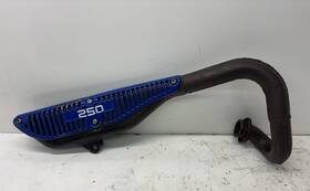 493-15610-01-00 Yamaha Oem Ty250 Trials Bike Exhaust Muffler With Guard 74 75 76 77 Ty 250