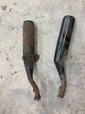 4du-14720-00-00 Yamaha 1992-1998 Xj600 600 Seca Ii Oem Muffler Exhaust Slip On Pipe #37