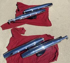 4nk-1294 Yamaha 1996-2001 Royal Star Oem Exhaust Mufflers