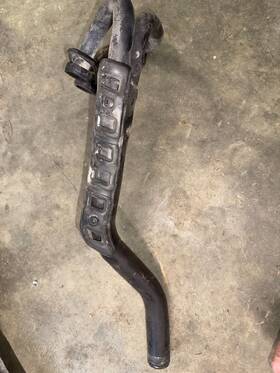 57r-14611-00-00 Yamaha 85-00 Xt-350 Oem Exhaust Head Pipe