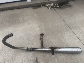 584-14711-00-00 Yamaha 1976 1977 Xs650 Xs 650 Oem Muffler Exhaust Left