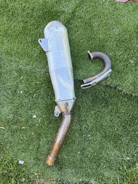 B2w1-bex1 Yamaha 2018 - 2022 Yz450f Stock Exhaust Silencer Muffler And Header Yz450