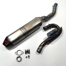 S-y4met9-qt Yamaha 2008 2009 Yz450f Exhaust Muffler Pipe Akrapovic Titanium Header Yz 450