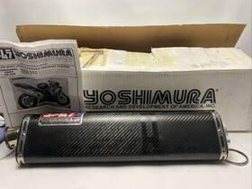 1415462 Yoshimura Carbon Fiber Oval Slip On Exhaust Muffler Kawasaki Zx 10r /2004-05 Guc