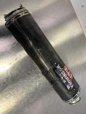 59100-29g00-999 Yoshimura Rs3 Carbon Fiber 3 Bolt On Exhaust Pipe / Muffler Damaged-cheap