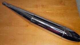 Zs-118 Zeuna Vintage 1971 Oem Bmw Airhead R75/5 Left Hand Exhaust Zs 118