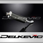 Ducati Diavel 2011-2019 Delkevic Slip 14" Oval Carbon Exhaust Muffler Kit. Fixed Price $309.99.