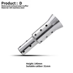 2'' 51MM Long Motorcycle Exhaust Can Muffler Insert Baffle Db Killer Silencer. Fixed Price $13.99.