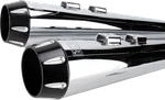 Bassani Xhaust Megaphone Mufflers - Chr/blk Fluted Performance Baffle. Fixed Price $677.99.