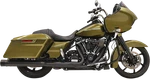 Bassani Dnt 4" Black Slip On Exhaust Mufflers 2017-2026 Harley Touring Flhx. Fixed Price $846.95.