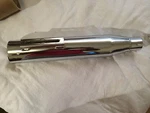 Harley-davidson Chrome Slip Muffler Assembly Front 80299-02F. Fixed Price $86.98.