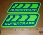 Supertrapp Mufflers Racing Dirt Bike Motorcycle Atv 5" Vtg Sticker Decal Lot Grn. Fixed Price $35.00.