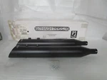 95-16 Harley Davidson Touring Hash Pipes 4" Slash-up Slip-on Mufflers Black. Fixed Price $599.99.