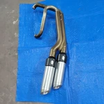Harley Davidson Softail Fatbob Exhaust Header Pipes Mufflers Oem 18-23 65600288. Fixed Price $250.00.