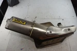 2017 13-17 Triumph Street Triple Arrow Slip On Exhaust Muffler Damaged. Fixed Price $174.08.