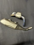 Genuine Triumph Tf 250-X Akrapovic Exhaust, Full System A9601343. Fixed Price $1000.00.
