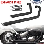 Exhaust Systems Muffler Pipes Kit For Suzuki Boulevard M50 C50/T VL800 Volusia. Fixed Price $173.98.