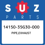 14150-35G30-000 Suzuki Pipe,exhaust 1415035G30000, New Genuine Oem Part. Fixed Price $370.87.