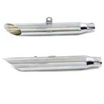 Wyatt Gatling Chrome Slash Slip-on Muffers 30-0239 (no Ship To Ca). Fixed Price $173.34.