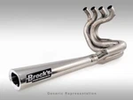 Brock's Tiwinder Polished Full Exhaust 18" Muffler Street Baffle GSXR1000 05-06. Fixed Price $2830.00.