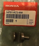 Valve, L. Exhaust Sub; Oem Honda Nos P/n 14701-KZ3-690 Fits 94-96 CR250R. Fixed Price $148.29.