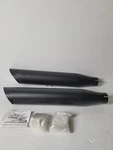 Components Exhaust 3" Slash Cut Duel Pipes RCX215B-SB. Fixed Price $159.00.