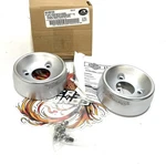 Nos Genuine Harley Brushed Satin Chrome 4.5 Muffler End Caps 65100123. Fixed Price $99.00.
