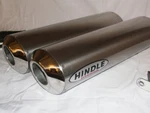 Hindle 16X2 Oval Undertail Titanium Stealth Muffler Set - TGPS162OVUY. Fixed Price $386.50.