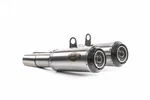 Triumph Speed Twin 2017-2019 Zard Exhaust Dual Slipon Silencers Carbon Caps. Fixed Price $1143.80.