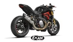 Ducati Monster 1200 S/r 2017-2020 Exan Exhaust Slipon Silencer Oval Titanium New. Fixed Price $559.55.