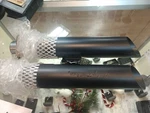 #80306-99 Harley-davidson Slash Cut Xl Black Muffler Kit, Nos. Fixed Price $220.00.