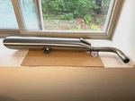 Oem Triumph Bonneville Bobber Left Hand Brushed Silencer T2206103. Fixed Price $149.99.