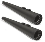 Bassani 4" Megaphone Mufflers Black #1F57DNT5B Harley Davidson. Fixed Price $725.95.