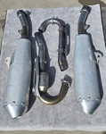 2018 Honda Crf 250R Complete Oem Exhaust System 18300-K95-A20, 18320-K95-A20. Fixed Price $225.00.