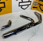 17-25 Oem Harley-davidson Touring Exhaust Header Pipe Heat Shields Chrome. Fixed Price $179.95.