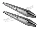 Norton Peashooter Style Silencers For Triumph 750 Bonneville Tiger Pn# 71-415.... Fixed Price $417.52.