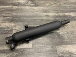 Triumph T120 Bonneville Black Oem Left Muffler Exhaust Pipe T2203381 #106 *. Fixed Price $199.99.