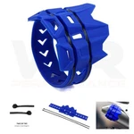 Exhaust Protector Guard Blue For Honda Xl 600 Rm. Fixed Price $21.65.