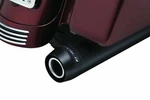 New Black Slip On Mufflers Harley Touring 1995-2016 Kuryakyn Marksman Crusher 4". Fixed Price $379.95.