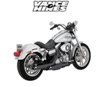 Vance & Hines 3" Twin Slash Black Pcx Exhaust For 1991-2017 Harley Davidson Dyna. Fixed Price $659.95.