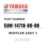 Yamaha Genuine Oem Parts Muffler Assy 5UM-14710-80-00 For WR250F. Fixed Price $876.06.