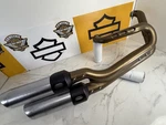 Oem Hd Genuine Harley 18-26 M8 Softail Fat Bob Exhaust System W/mufflers Bronze. Fixed Price $59.95.