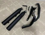 Indian Scout Bobber Pipes/muffler Set, 1262907-266/1262908-266 Black. Fixed Price $619.00.
