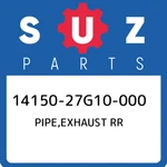 14150-27G10-000 Suzuki Pipe,exhaust Rr 1415027G10000, New Genuine Oem Part. Fixed Price $85.69.