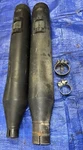 Vance & Hines Black Torquer 450 Slip-on Mufflers 4.5" Harley Flh 95-16 Touring. Fixed Price $224.95.