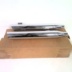 Nos Genuine Harley 2008-2017 Dyna Chrome Mufflers 64705-08B 64987-08A. Fixed Price $199.50.