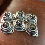 Generic Bearing Two Hole Flange Mounted Ball Transfer,carbon Steel, 1 Diameter,. Fixed Price $10.00.