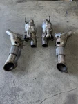 Tubi Ferrari & SF90XX Muffler Exhaust Kit With 300 Cell High Flow Cat. Fixed Price $10000.00.