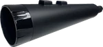 Bassani Xhaust 4-1/2" Straight Can Slip-on Mufflers Black With End Cap. Fixed Price $840.99.